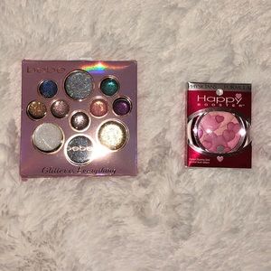 Physicians Formula Blush and Bebe glitter shadow